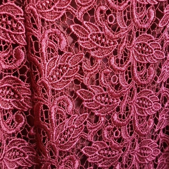 WHBM Sleeveless Lace Sheath Dress Size 2 - Picture 4 of 8